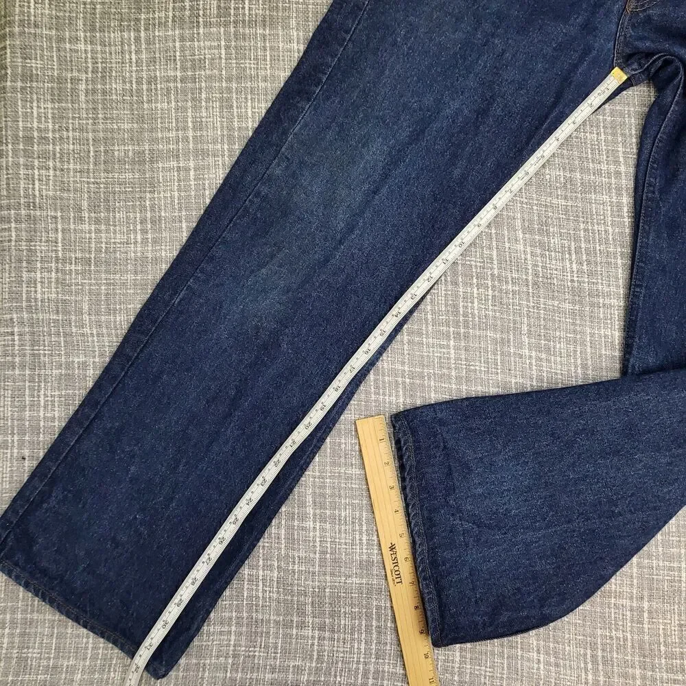 VTG RARE 517 Levi's Orange Tab Boot 20517-0217 Med-Dark Wash Jeans Men's 36x32